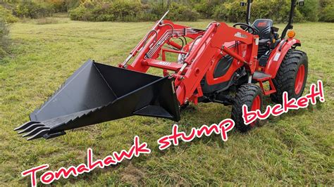 tomahawk stump bucket